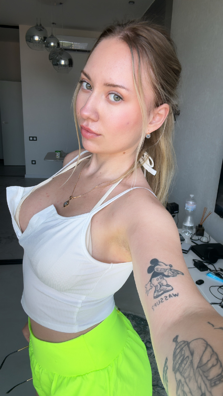 KateV in her underwear in Gazipur